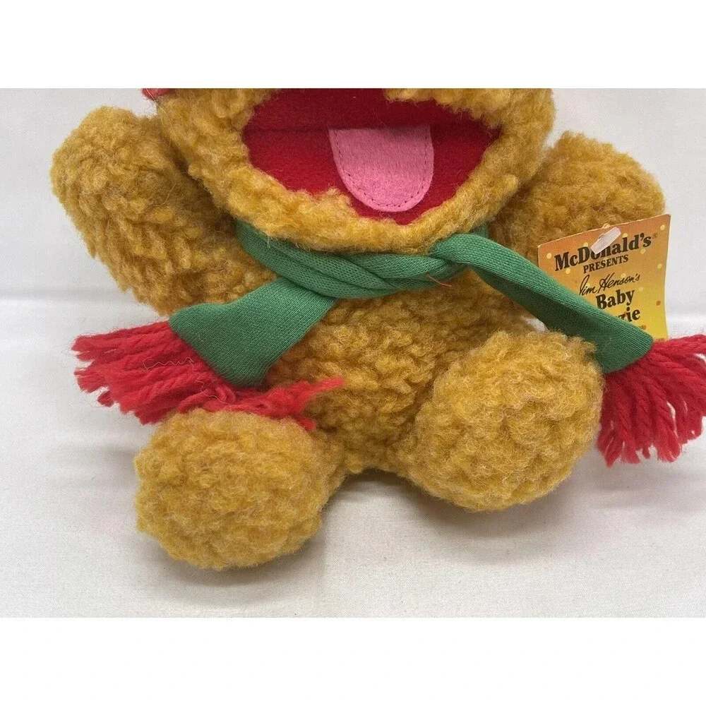 1987 McDonald's Baby Fozzie Bear Muppets Hat Jim Plush Henson Stuffed Animal